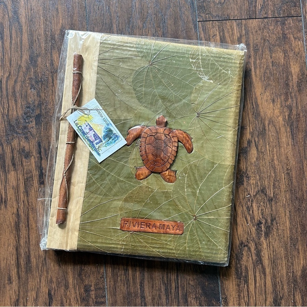 Hand made Natural Photo Book, Turtle Design